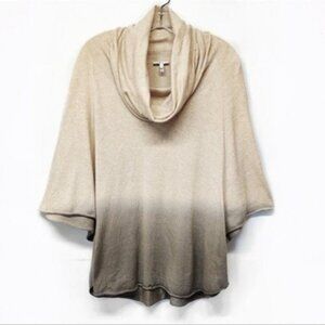 Joie Celia Cowl Neck Dip Dye Ombre Sweater Small